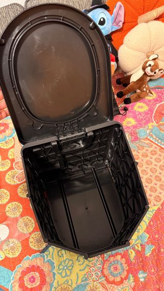 WC Plegable Portátil Negro