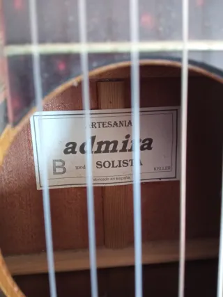 Guitarra Clásica Española Admira Solista Izquierda