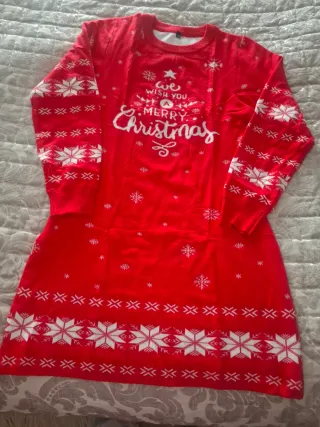 Vestido Navideño Rojo Talla S
