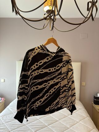 Blusa Purificación García Cadena Beige/Negro