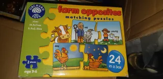 Puzzles Orchard Toys Farm Opposites