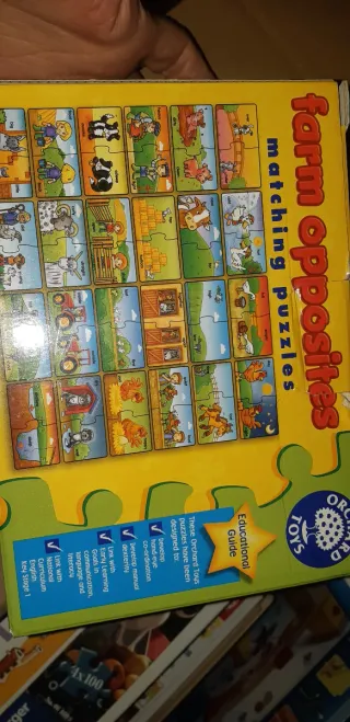 Puzzles Orchard Toys Farm Opposites