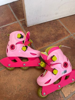 Patines en línea mas protección y bolsa