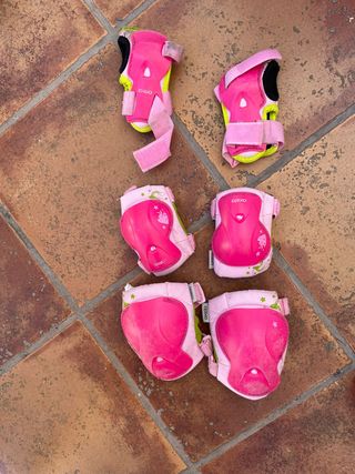 Patines en línea mas protección y bolsa