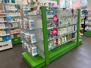 Estanterías Farmacia 3 Niveles (4 uds)