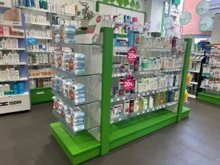 Estanterías Farmacia 3 Niveles (4 uds)