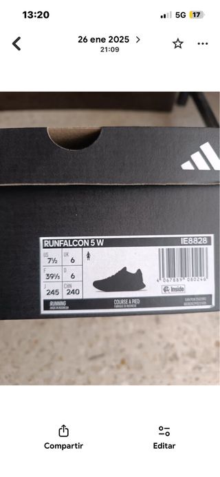 Zapatillas Adidas Runfalcon 39