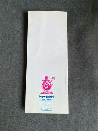 Tarjeta Popy Cards Cumpleaños