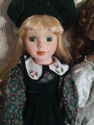 Muñeca de Porcelana Vintage