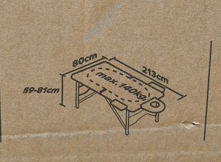 Camilla de masaje plegable