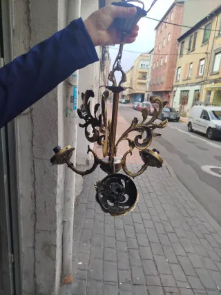 2 Lámparas Araña Antiguas