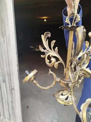 2 Lámparas Araña Antiguas