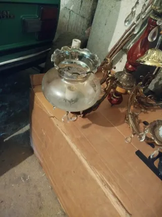 2 Lámparas Araña Antiguas