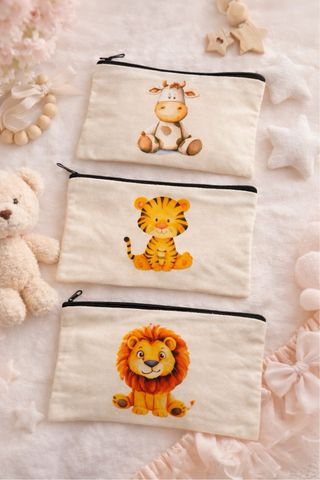 Pack 3 Neceseres infantiles con cremallera