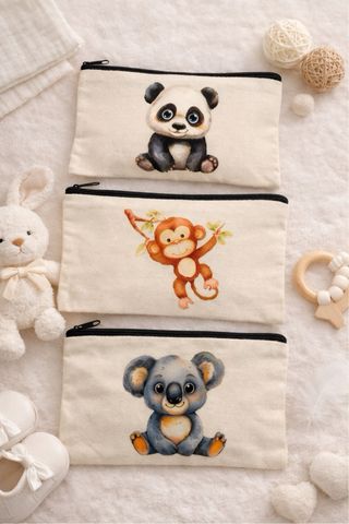 Pack 3 Neceseres infantiles con cremallera