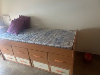 Cama nido con cajones Incluye escritorio colchon