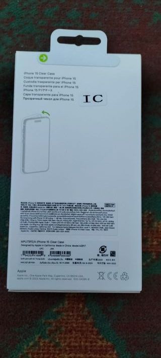 Funda iPhone 15 Transparente MagSafe Original