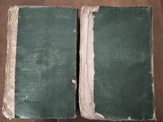 1801 - DOS LIBROS ANTIGUOS MEDICINA HIPÓCRATES