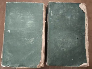 1801 - DOS LIBROS ANTIGUOS MEDICINA HIPÓCRATES