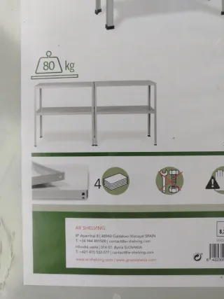 Estantería Metálica Arshelving 172x75x30