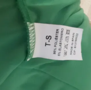 Mono verde largo,talla S.