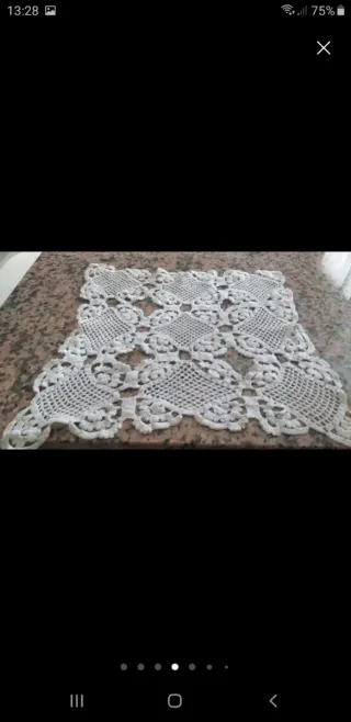 Lote de Tapetes de encaje antiguo