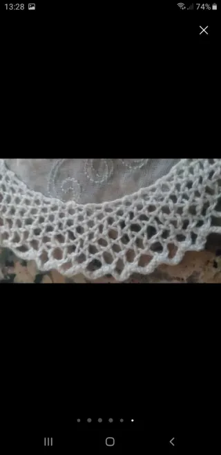 Lote de Tapetes de encaje antiguo