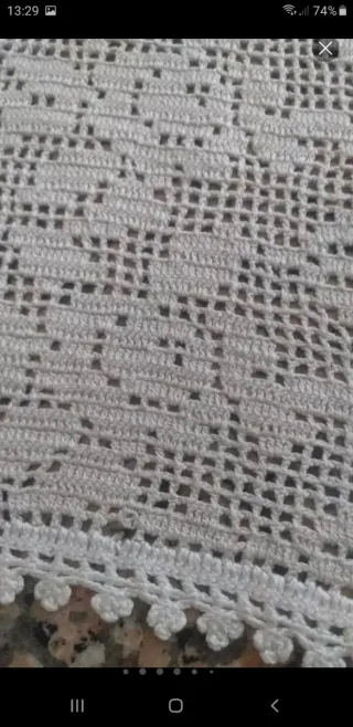 Lote de Tapetes de encaje antiguo