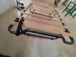 Cama Plegable Metálica y Madera