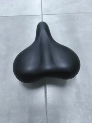 Sillín Bici Suave Negro