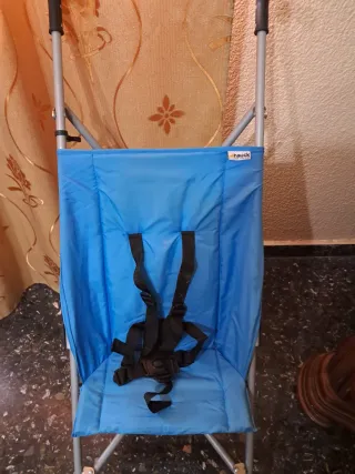 Silla de paseo azul