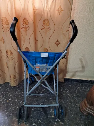 Silla de paseo azul