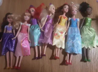 Muñecas Princesas Disney tipo Barbie