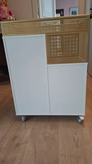 Carrito, blanco, 54x33 cm ÖVNING OVningo