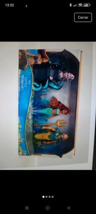 Pack 3 Muñecas La Sirenita Disney
