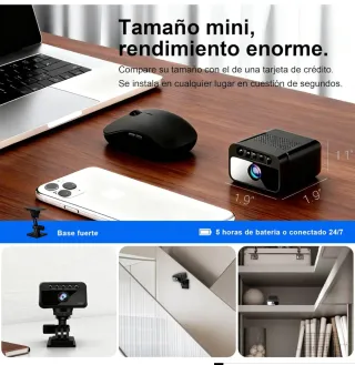 Cámara Oculta AOBOCAM W06 4K Visión Nocturna