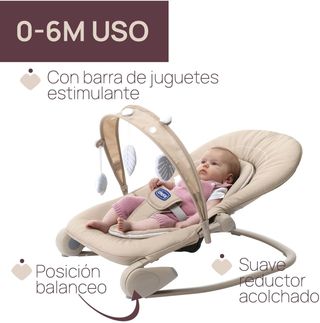 Chicco Hooplà Hamaca para Bebé de 0 Meses a 18 kg,