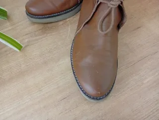 Zapatos de piel marrones talla 39