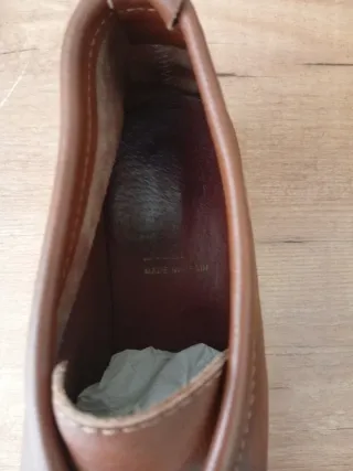 Zapatos de piel marrones talla 39