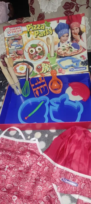 Juego Cocina Creativa Pizza Party Clementoni