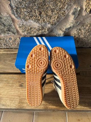 Zapatillas Adidas Samba OG W Beige/Negro