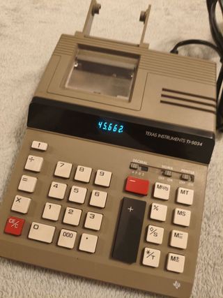 Calculadora impresora Texas Instruments TI-5034