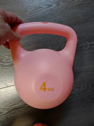 Mancuerna Rusa 4kg Rosa