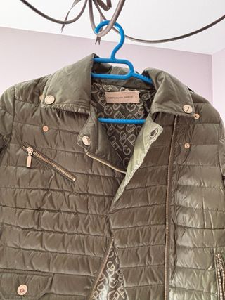 Cazadora ligera plumífero verde militar , S