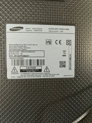 TV 40 con defecto en pantalla