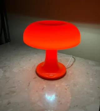 Lampada Fungo Mushroom Vintage Arancione