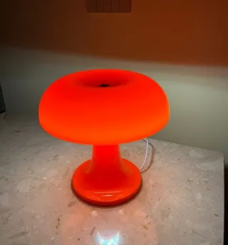 Lampada Fungo Mushroom Vintage Arancione