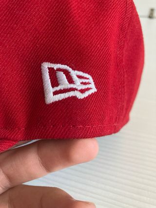 Gorra de béisbol LA roja