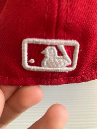 Gorra de béisbol LA roja