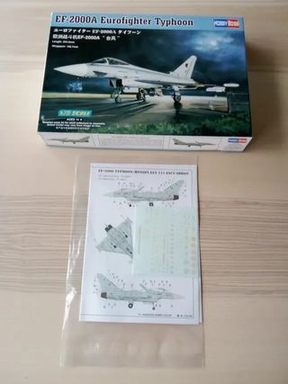 EUROFIGHTER Y CALCAS ESPAÑA H. BOSS 1/72 MAQUETA